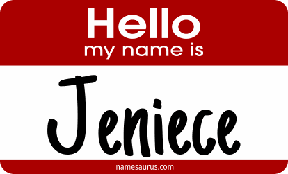 Hello my name is Jeniece png download