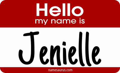 Hello my name is Jenielle png download