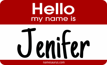 Hello my name is Jenifer png download