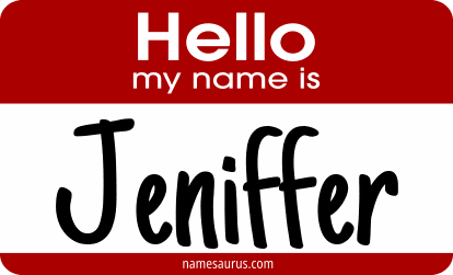 Hello my name is Jeniffer png download