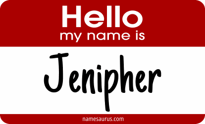 Hello my name is Jenipher png download