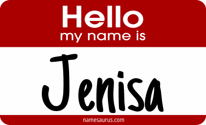 Hello my name is Jenisa png download