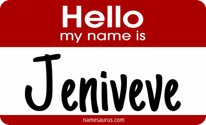 Hello my name is Jeniveve png download