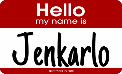 Hello my name is Jenkarlo png download