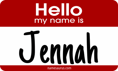 Hello my name is Jennah png download