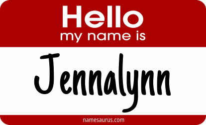 Hello my name is Jennalynn png download