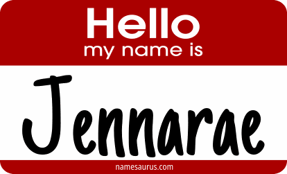 Hello my name is Jennarae png download