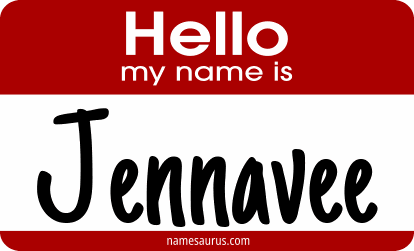 Hello my name is Jennavee png download