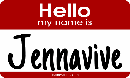 Hello my name is Jennavive png download