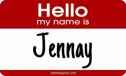 Hello my name is Jennay png download