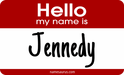Hello my name is Jennedy png download