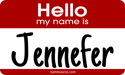 Hello my name is Jennefer png download