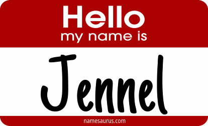 Hello my name is Jennel png download