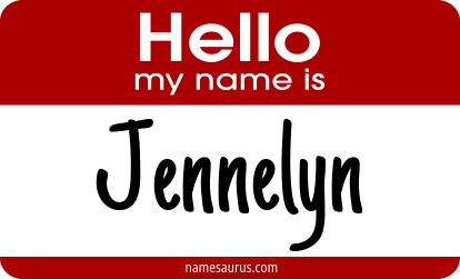 Hello my name is Jennelyn png download