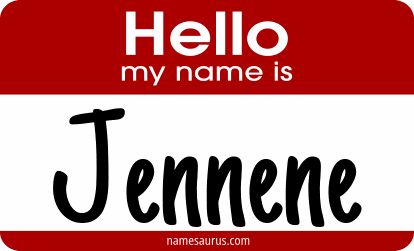 Hello my name is Jennene png download