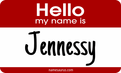 Hello my name is Jennessy png download