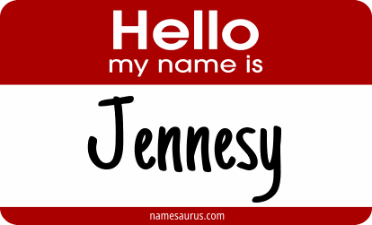 Hello my name is Jennesy png download