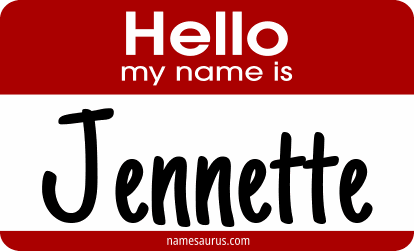 Hello my name is Jennette png download