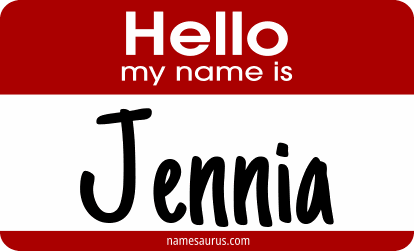 Hello my name is Jennia png download