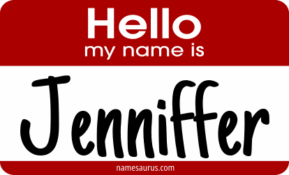 Hello my name is Jenniffer png download