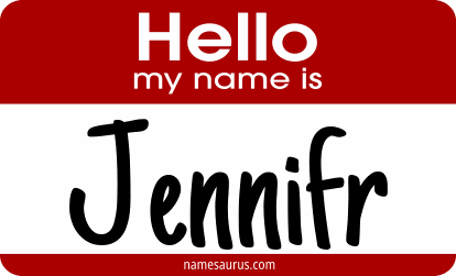 Hello my name is Jennifr png download