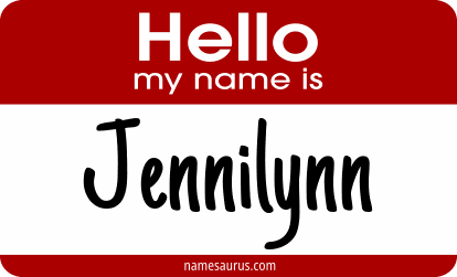 Hello my name is Jennilynn png download