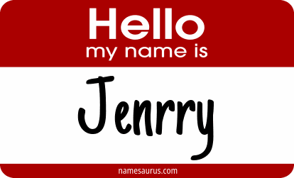 Hello my name is Jenrry png download