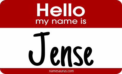 Hello my name is Jense png download