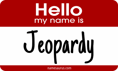 Hello my name is Jeopardy png download