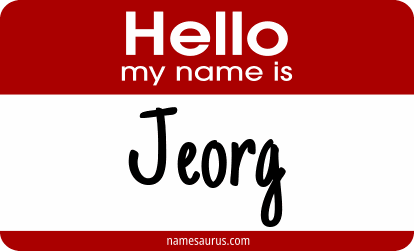 Hello my name is Jeorg png download
