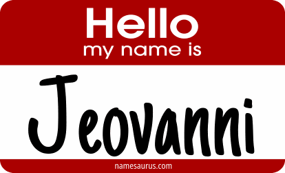 Hello my name is Jeovanni png download
