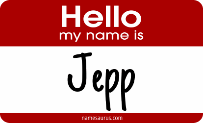Hello my name is Jepp png download
