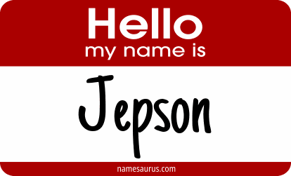 Hello my name is Jepson png download