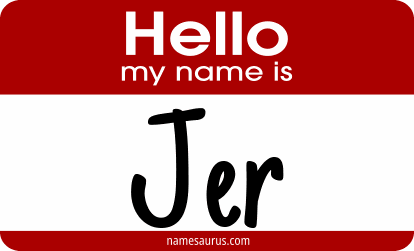 Hello my name is Jer png download