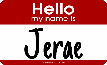 Hello my name is Jerae png download