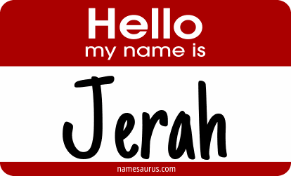 Hello my name is Jerah png download