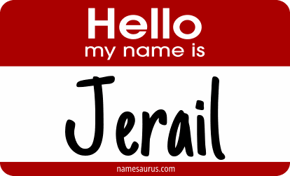 Hello my name is Jerail png download