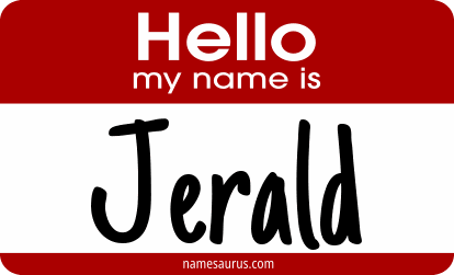 Hello my name is Jerald png download
