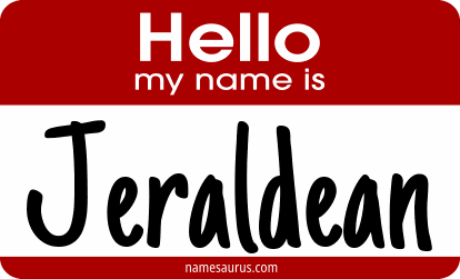 Hello my name is Jeraldean png download