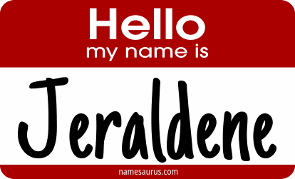 Hello my name is Jeraldene png download