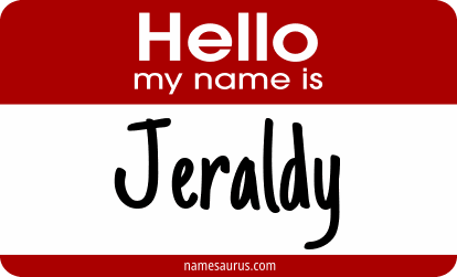 Hello my name is Jeraldy png download