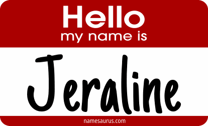 Hello my name is Jeraline png download