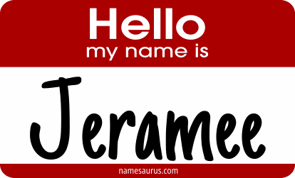 Hello my name is Jeramee png download