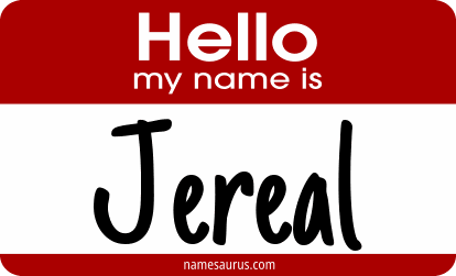 Hello my name is Jereal png download