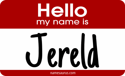 Hello my name is Jereld png download