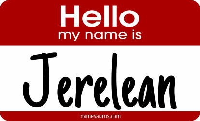 Hello my name is Jerelean png download