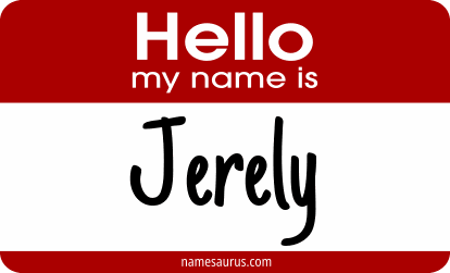 Hello my name is Jerely png download