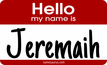 Hello my name is Jeremaih png download