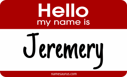 Hello my name is Jeremery png download