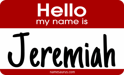 Hello my name is Jeremiah png download